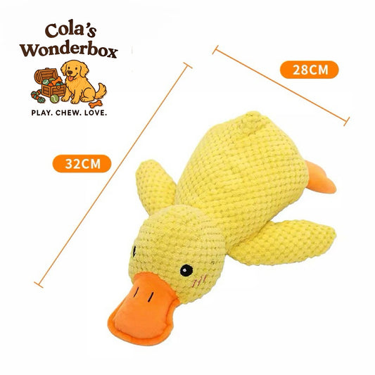 Cola's Favorite Duck - Interactive Squeaky Toy - Available in 2 Sizes