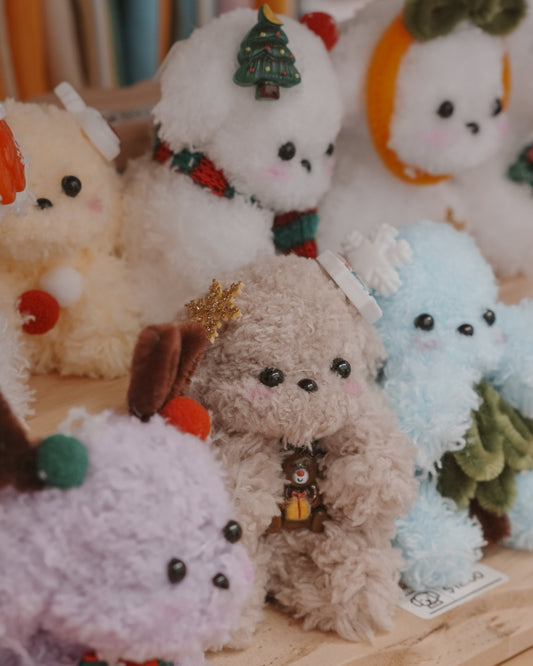 Handmade Fluffy Puppy Charm - Pick Your Color Blind Box