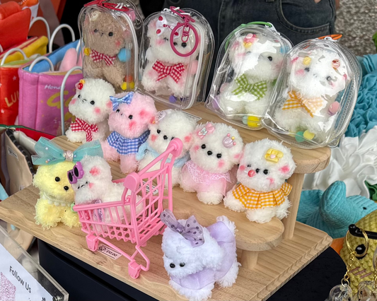 Handmade Fluffy Puppy Charm - Pick Your Color Blind Box