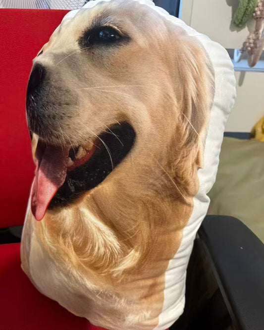 Cola Snuggle – Custom Pet Portrait Pillow (Personalized Gift)